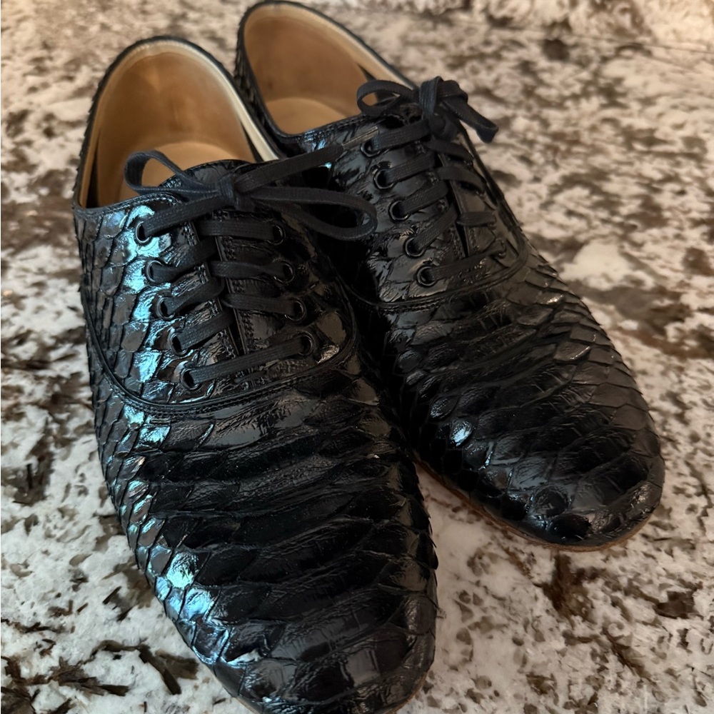 Christian Louboutin Black Oxfords with Sleek Design